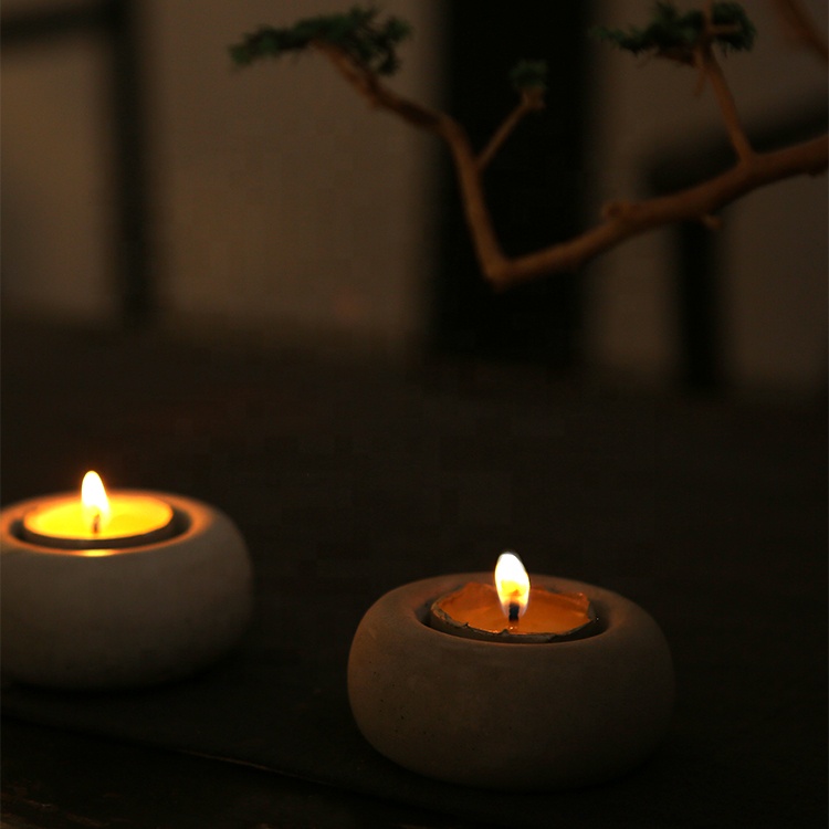 Concrete  candle holders