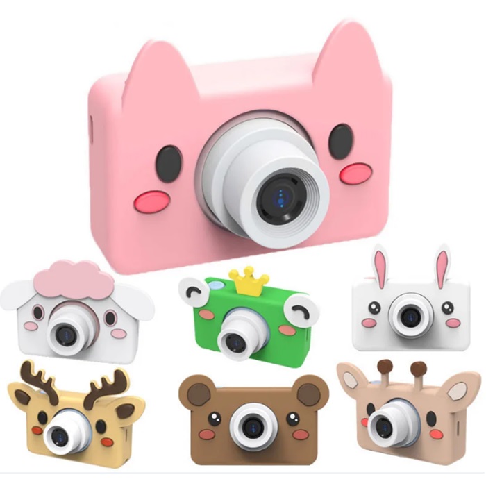 Toys Outdoor Photography 2 Inch HD Screen Chargeable Digital Mini Camera Kids Cartoon Cute Camera for Child Birthday Gift
