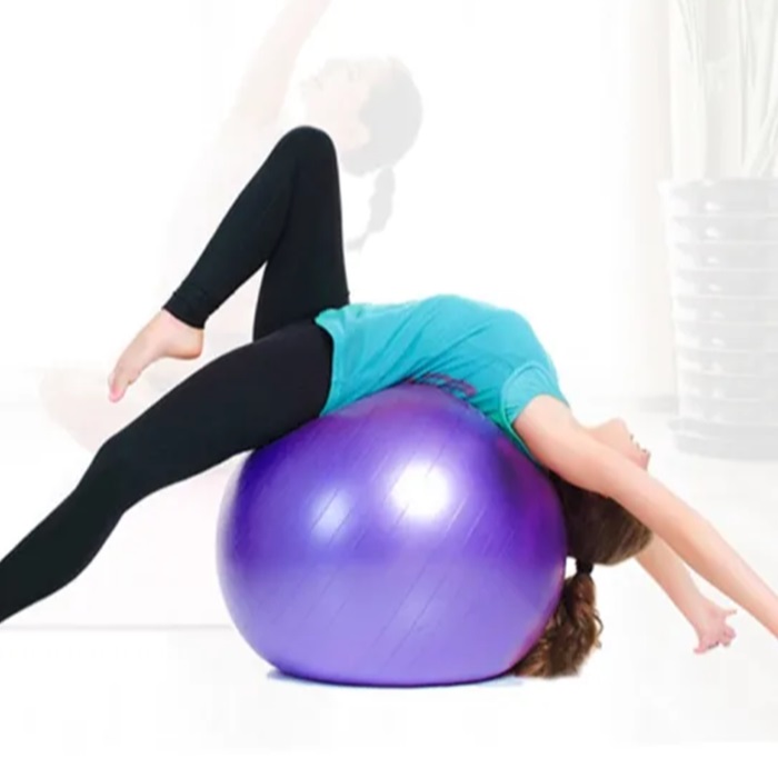 Eco Friendly Anti Burst Balance Exercise Ball with Hand Pump Gym Exercise Yoga Ball